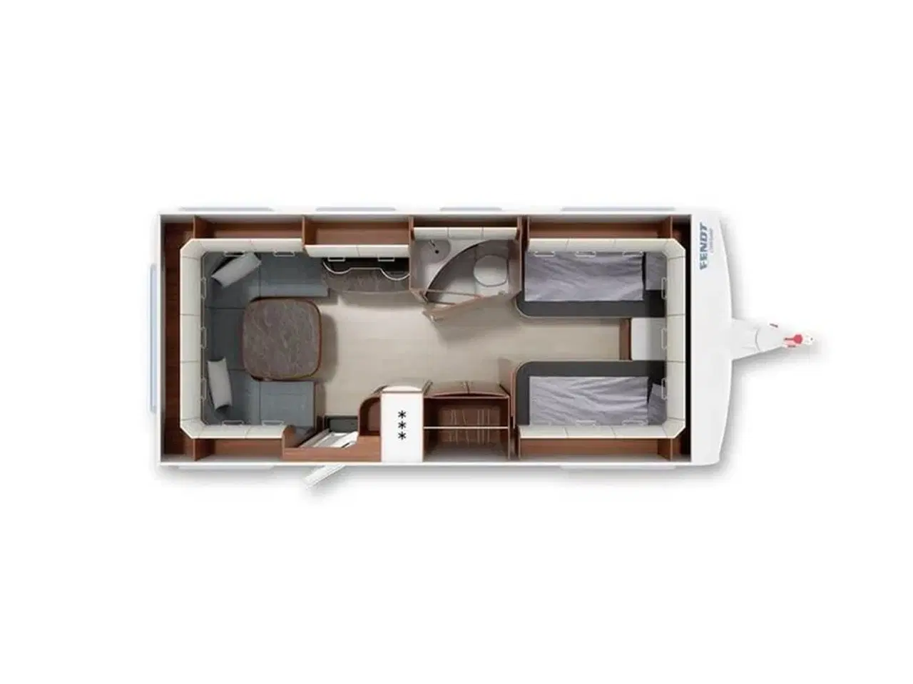 Billede 10 - 2018 - Fendt Opal 560 SG   Flot enkeltsengsvogn fra Hinshøj Caravan A/S