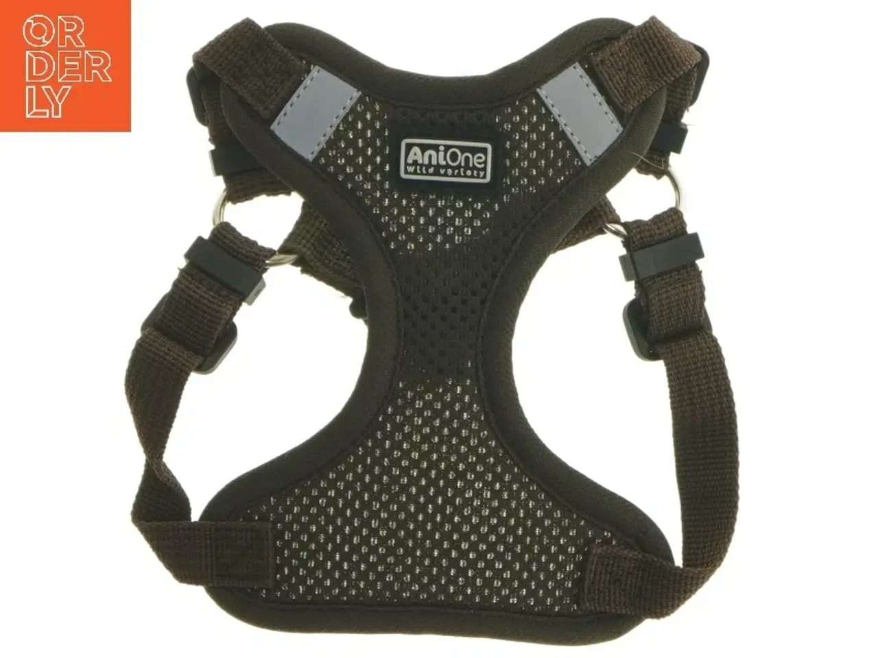 Billede 1 - Hundesele, brun fra AniOne (str. 13x13 cm)