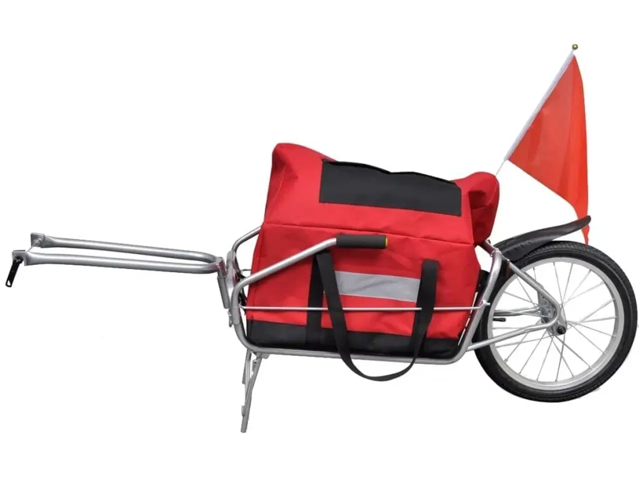 Billede 5 - Ethjulet cykelanhænger med opbevaringstaske