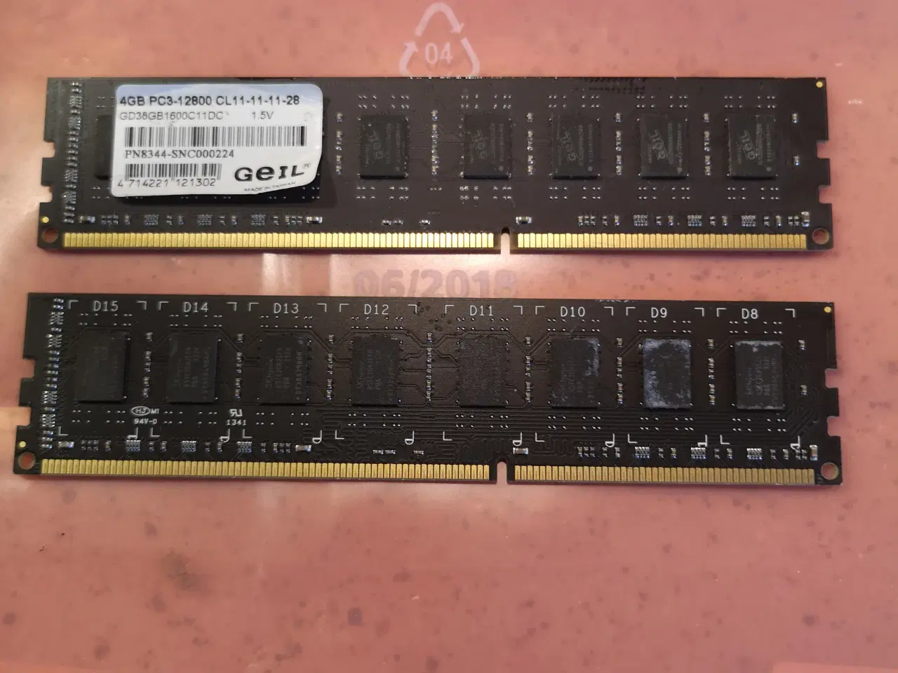 Billede 2 - DDR3 2X4 GB ram