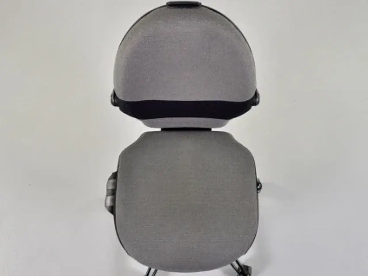 Billede 5 - Rh extend kontorstol med gråbrun polster med sort bælte