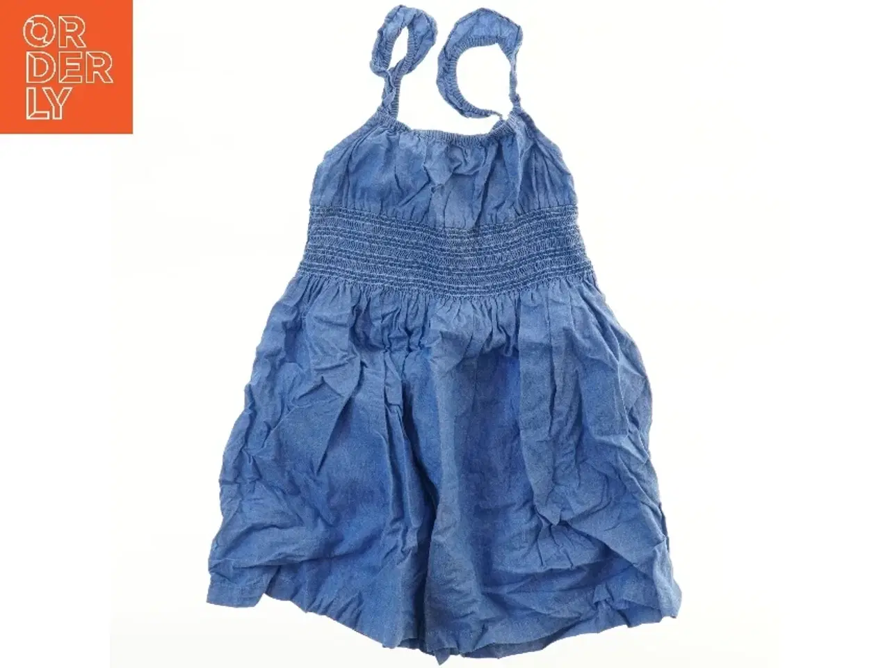 Billede 2 - Blå sommerkjole med elastiske stropper fra Mini A Ture (str. 116)