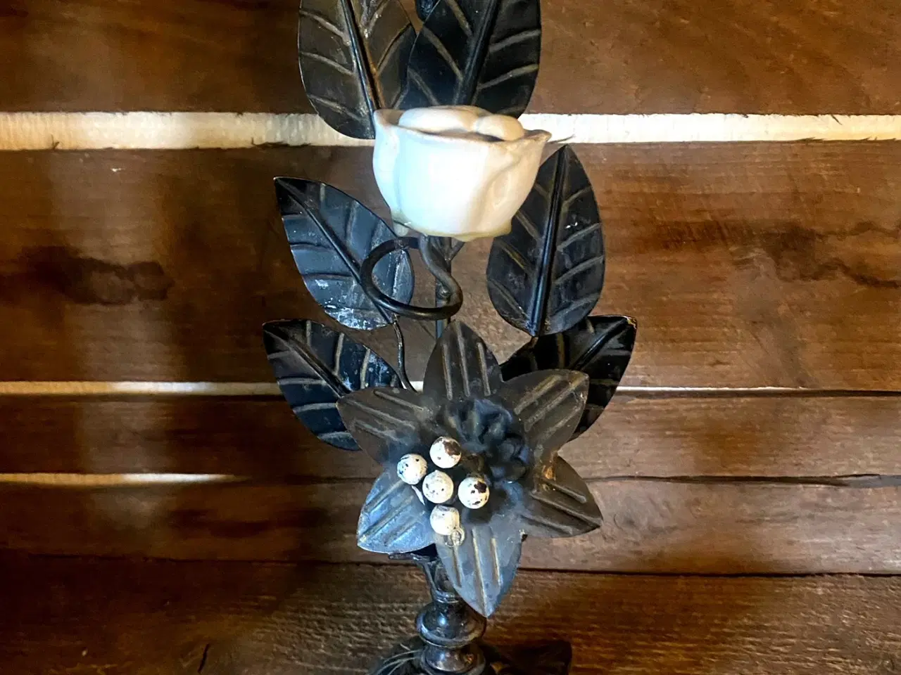 Billede 1 - * Smuk ældre fransk Kirkelysestage