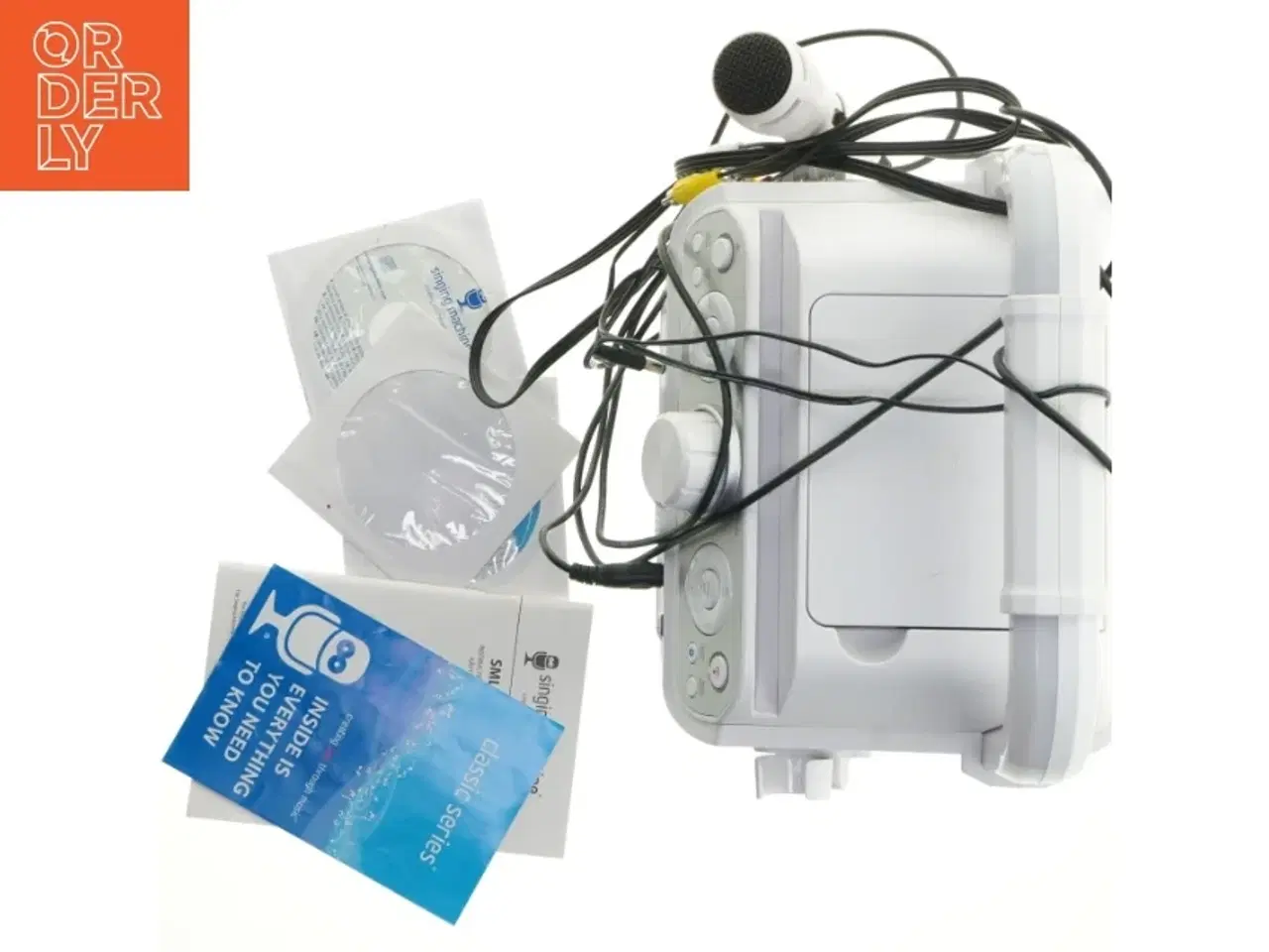 Billede 3 - Karaokemaskine med mikrofon (str. 19x23x36 cm)