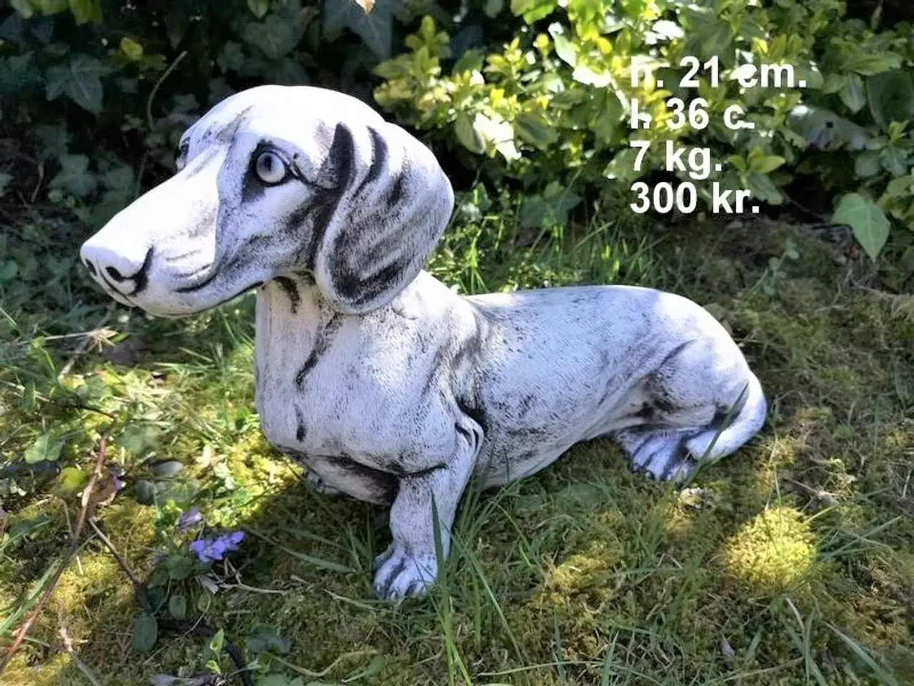 Billede 5 - HAVEFIGUR Smukke betonhunde – forskellige racer 🐾