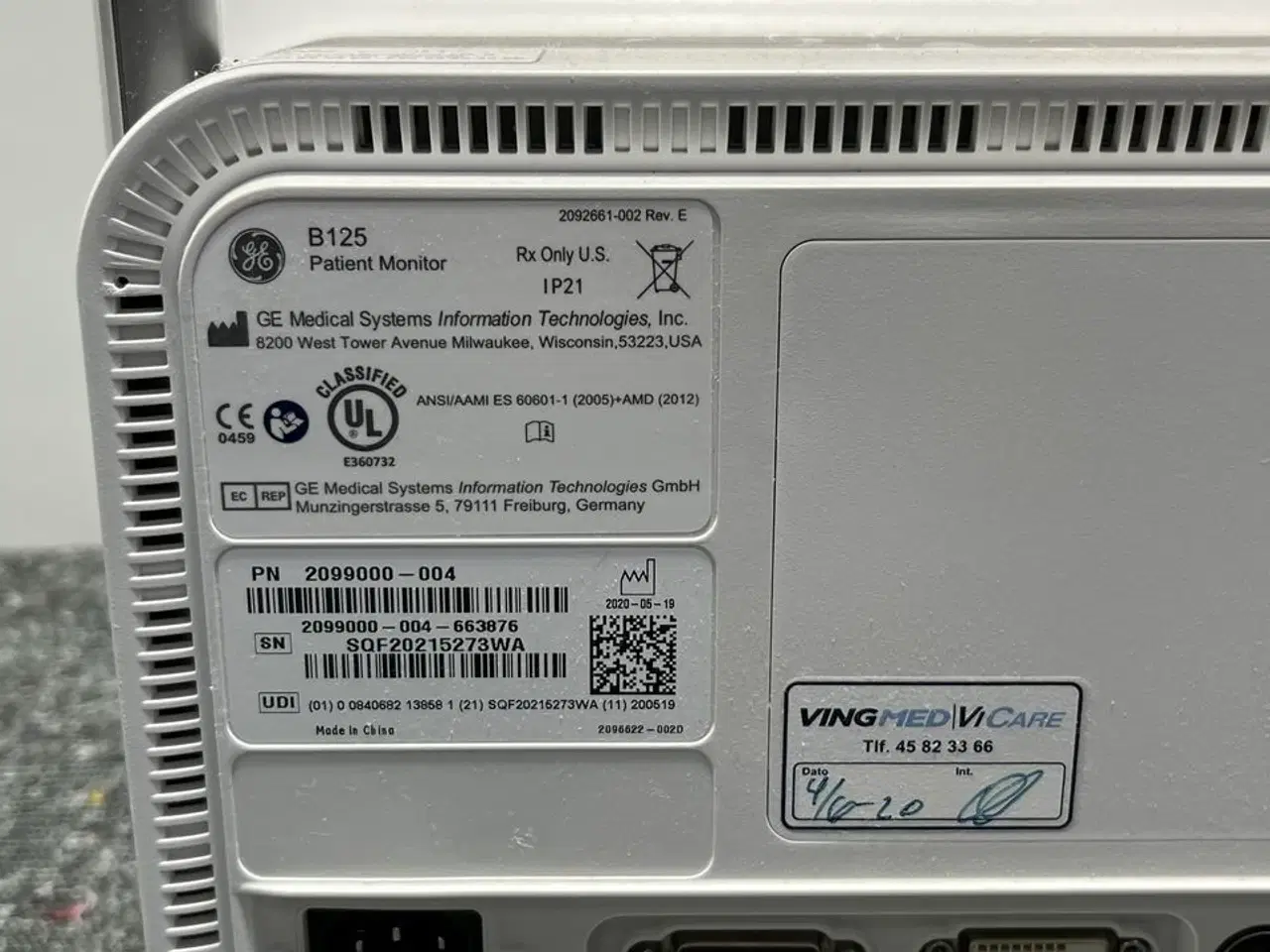 Billede 9 - Patient Monitor GE B125