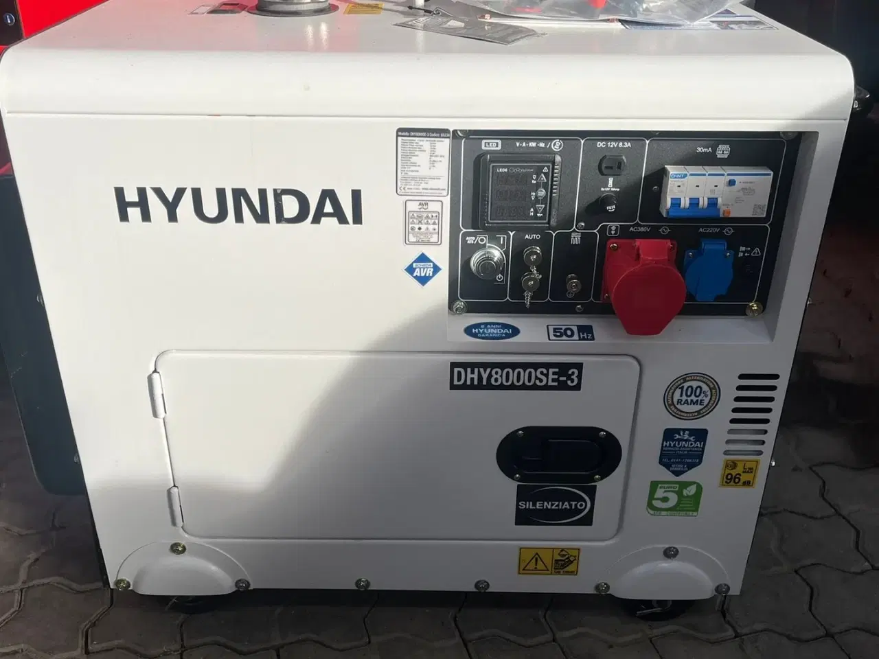 Billede 1 - Hyundai DHY8500SE-T Diesel generator