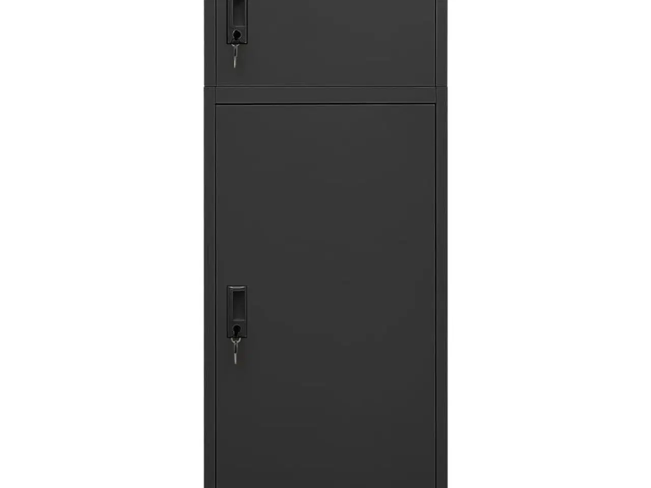 Billede 2 - Sadelskab 53x53x140 cm stål antracitgrå