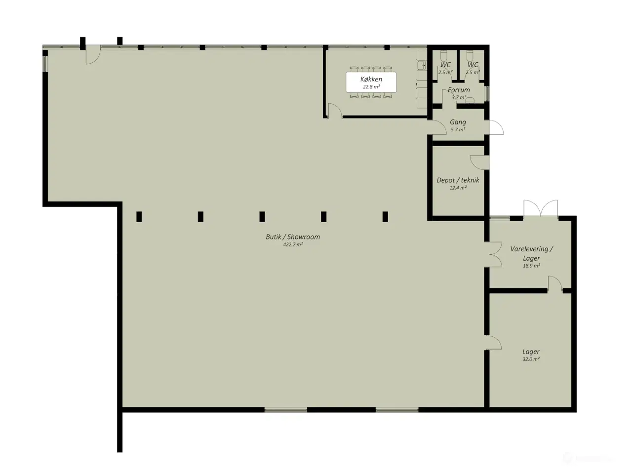 Billede 9 - Butik med stor synlighed til leje – Vejlevej 359C