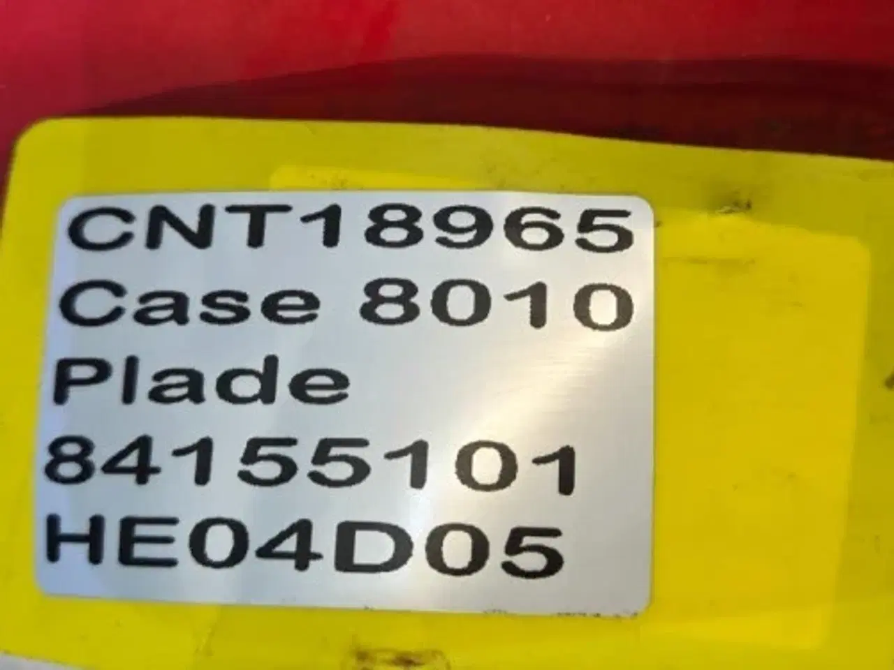 Billede 11 - Case 8010 Plade 84155101