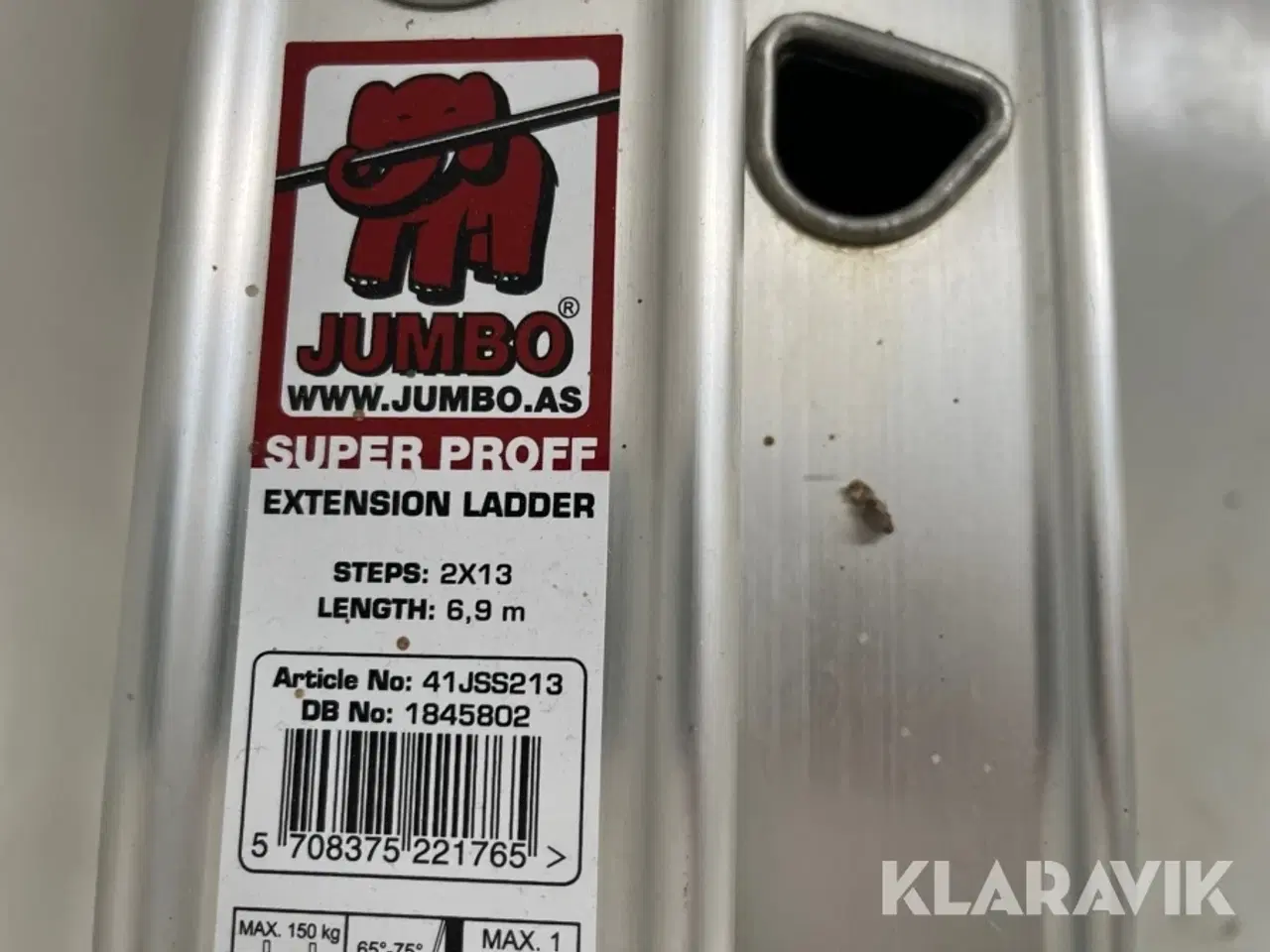 Billede 7 - Stige JUMBO Extension lader