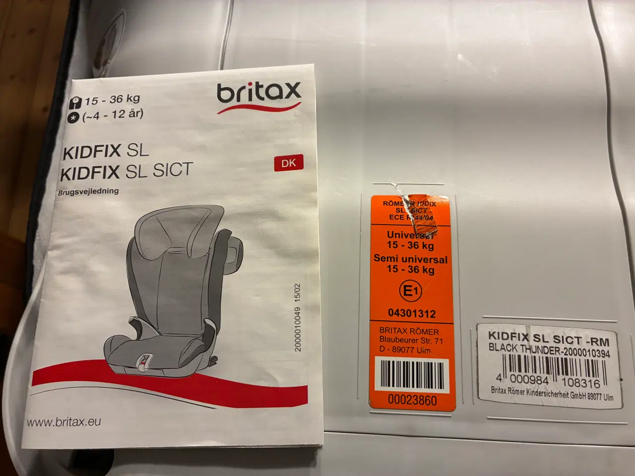 Billede 4 - Britax Römer KIDFIX SL SICT