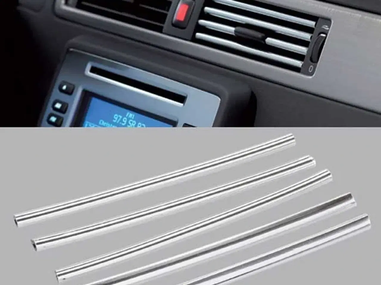 Billede 1 - Krom pyntelister til luftdysen