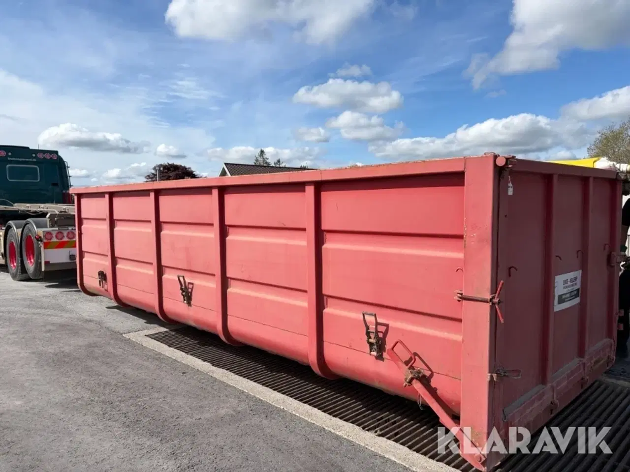 Billede 3 - Ladcontainer åben Micodan med rullepressining korntæt