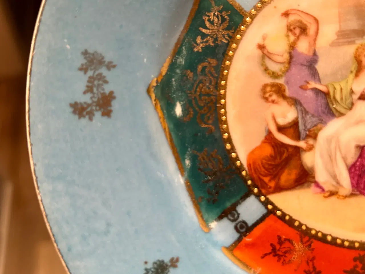 Billede 5 - Royal Vienna håndmalet porcelænstallerken