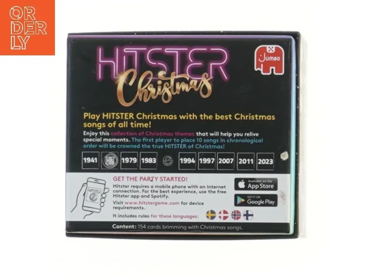 Billede 3 - Hitster Christmas udvidelsespakke fra Jumbo (str. 12x10,5x7,5 cm)