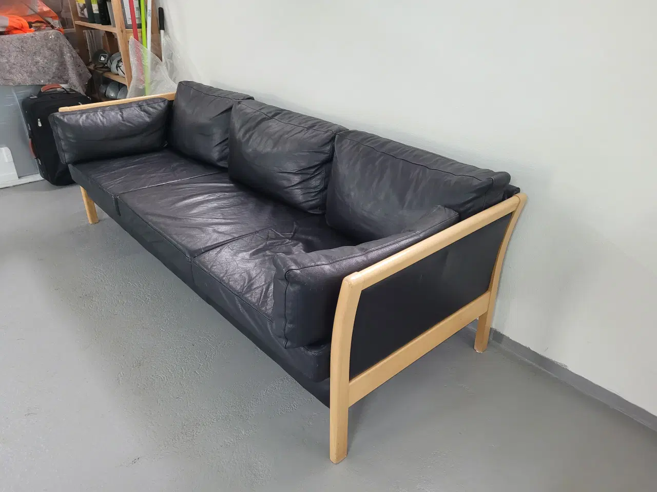 Billede 3 - 3 pers. lædersofa