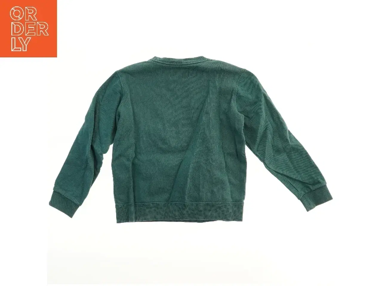 Billede 2 - Grøn sweatshirt med logo fra Double A (str. 134)