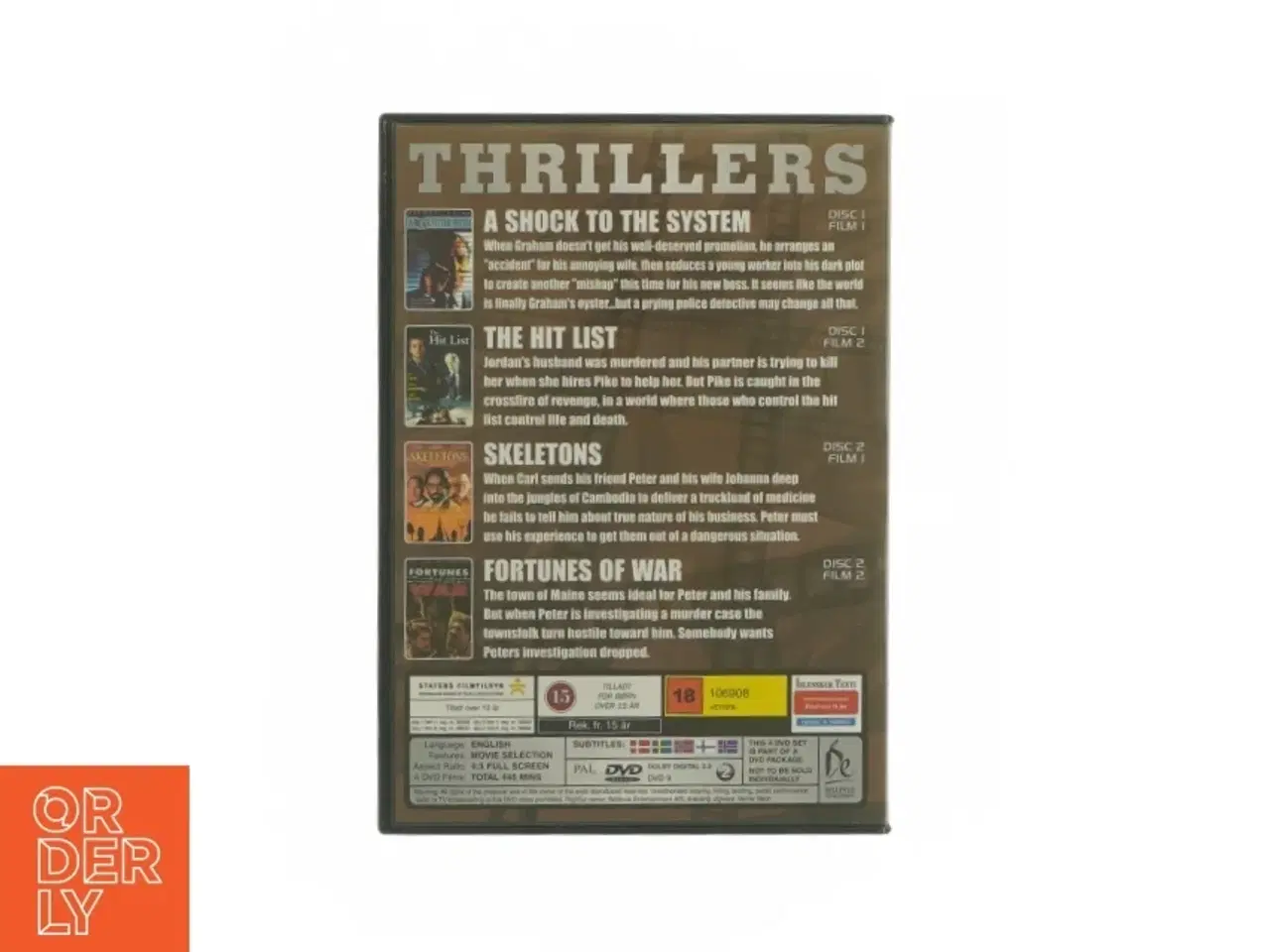 Billede 2 - Thrillers film box (dvd)