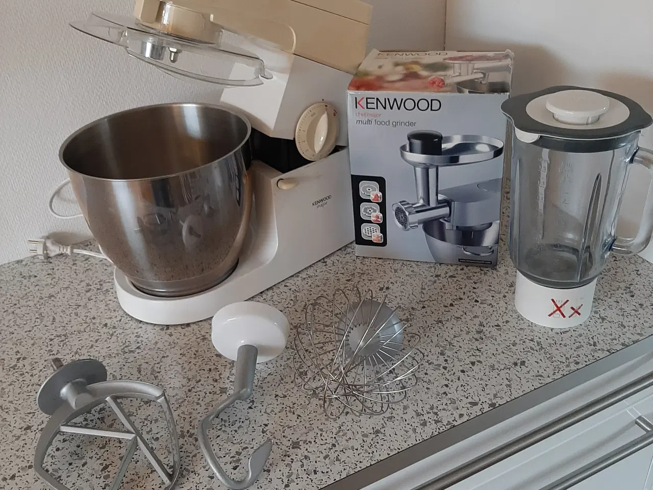 Billede 1 - Køkkenmaskine kenwood med tilbehør 