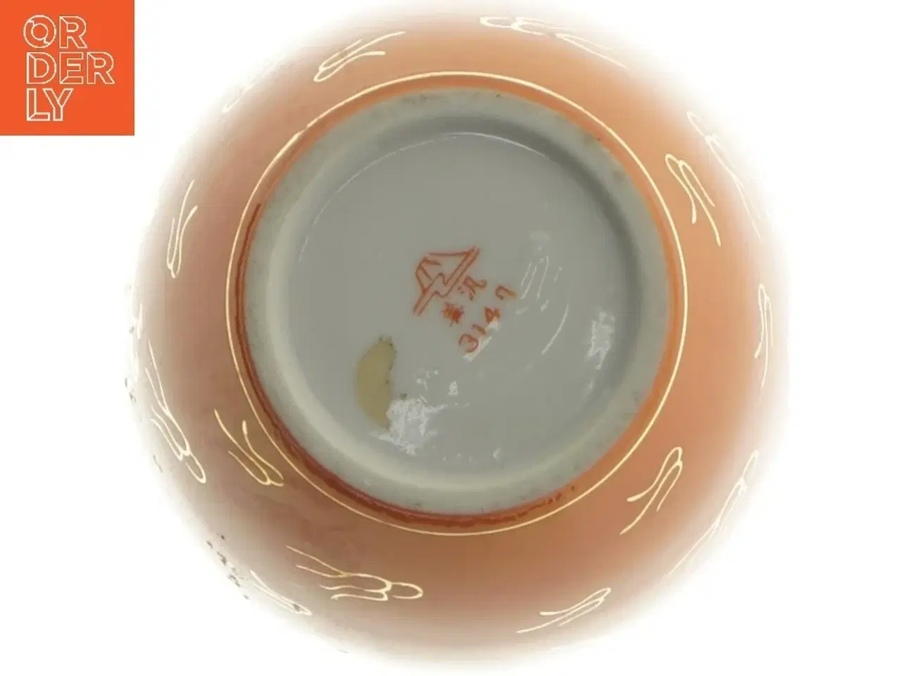 Billede 4 - Dekorativ krukke med dragemotiv (str. 13 cm)