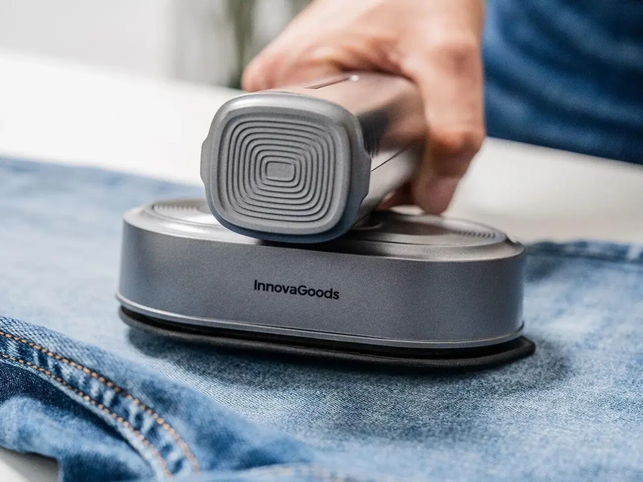 Billede 4 - Vaoron 2-i-1 rejse-dampstrygejern, grå