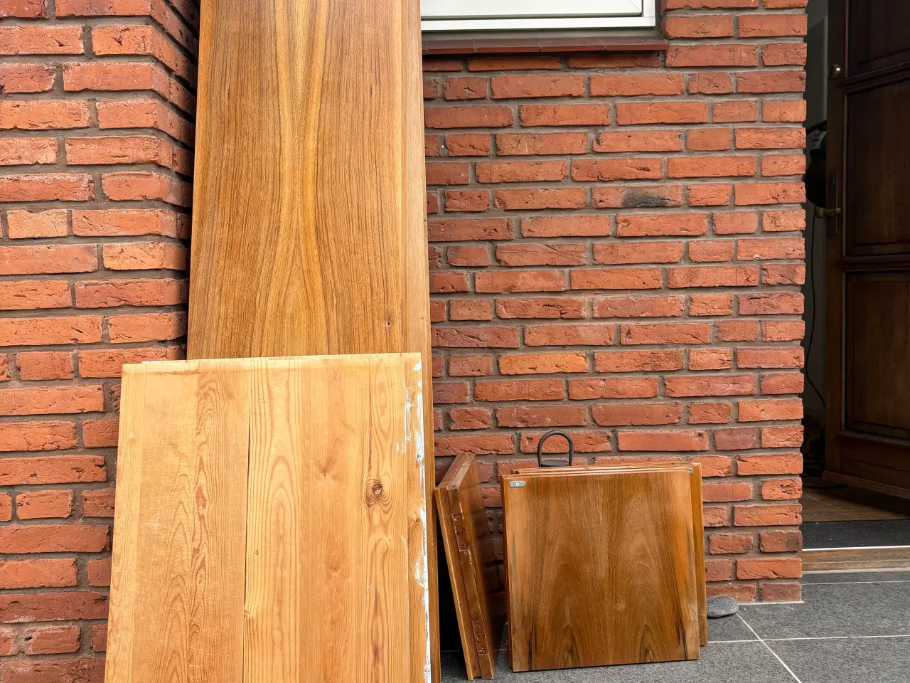 Billede 3 - Trælåger teak finer yderst