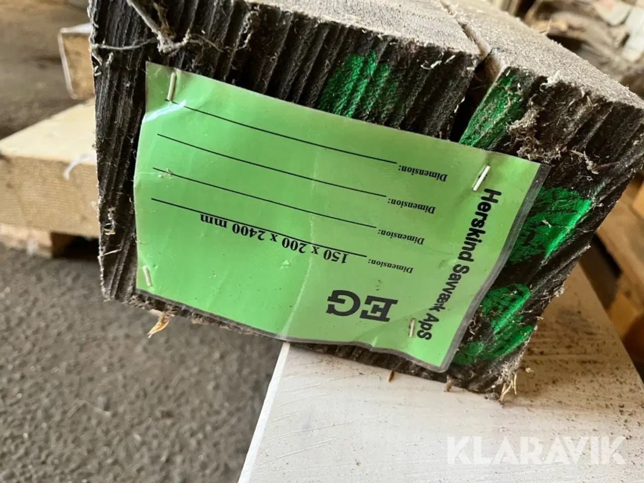 Billede 12 - Limtræsbjælker/egetræbjælke 7 styk