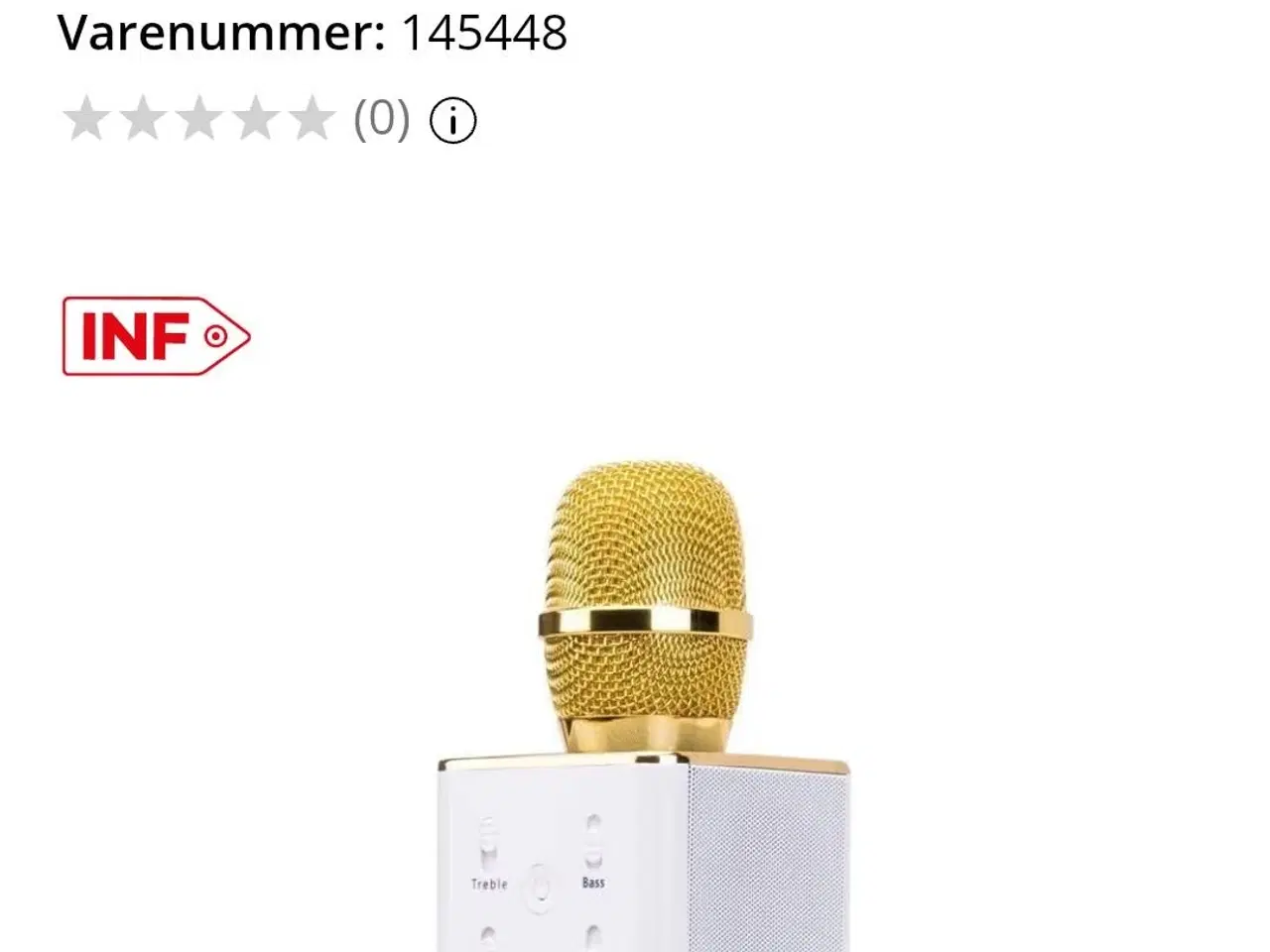 Billede 3 - Karaoke mikrofon med indbygget Bluetooth højtaler