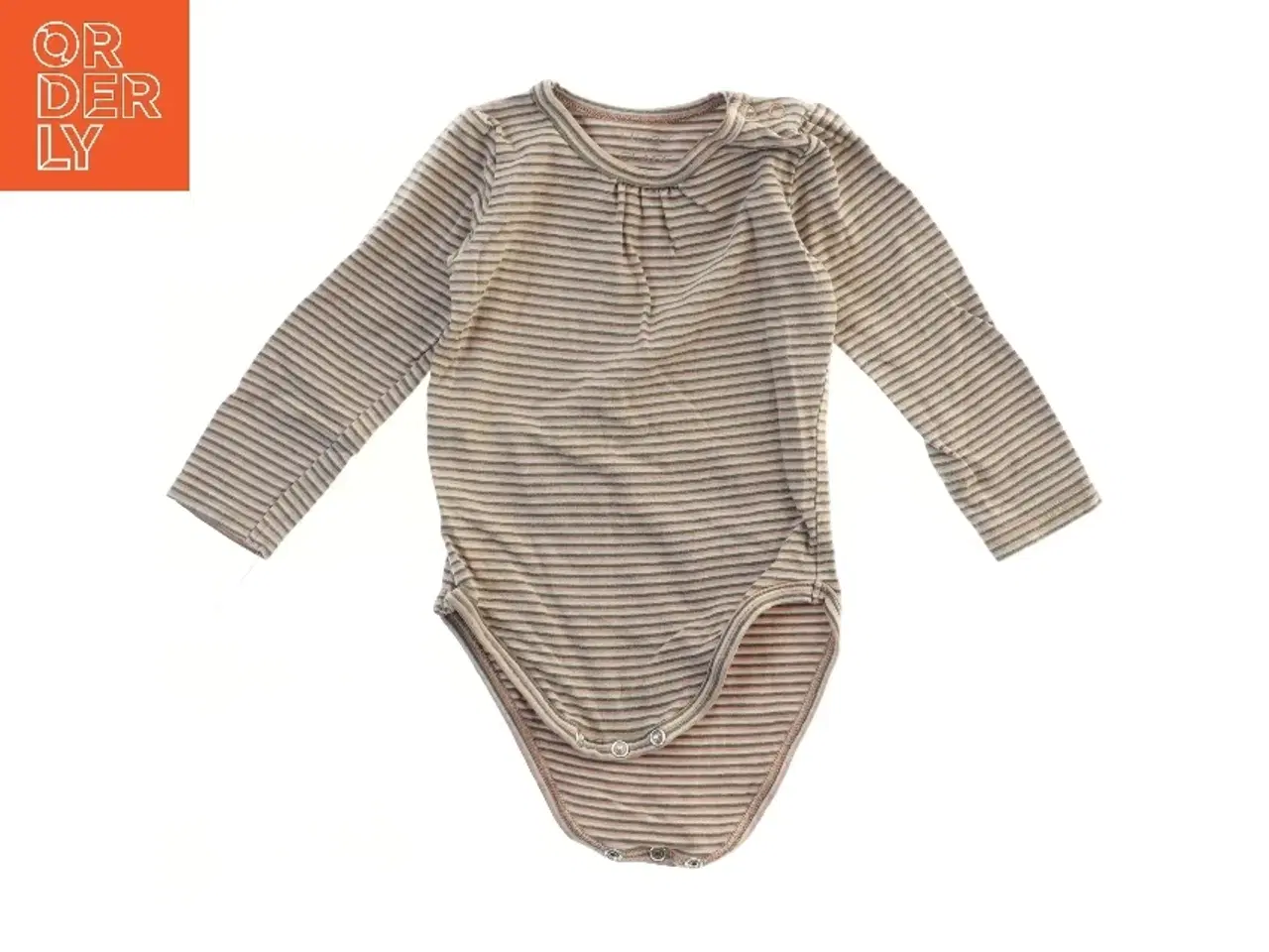 Billede 1 - Langærmet bodystocking med striber fra Hust & Claire (str. 74)