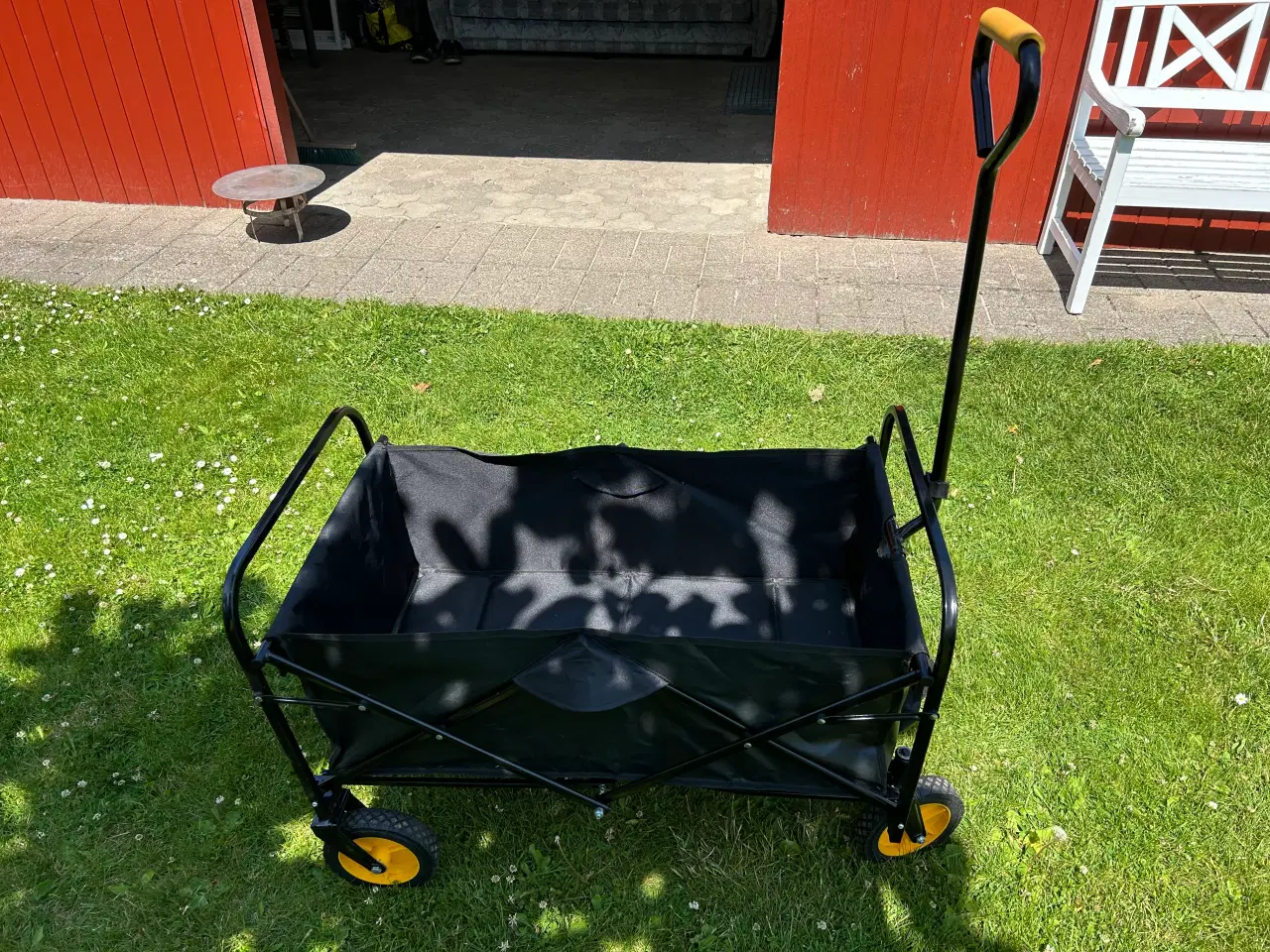 Billede 2 - Trækvogn Sammenklappelig sort