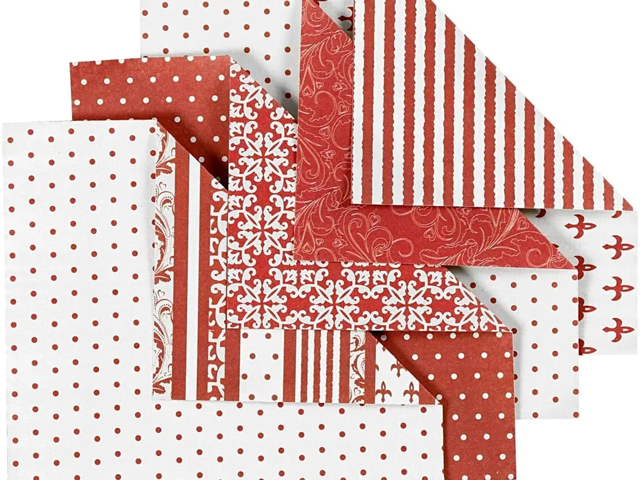 Billede 1 - Origamipapir 10x10 cm - 50 assorterede ark