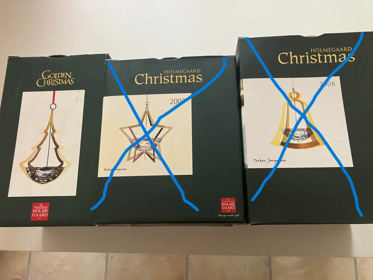 Billede 2 -  Julepynt , Holmegaard og Herstal