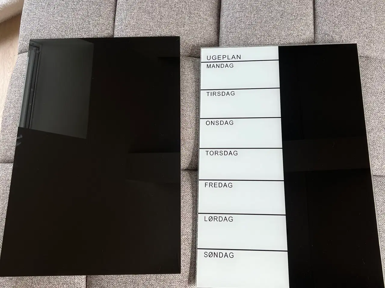 Billede 1 - 2 whiteboard tavler i glas 