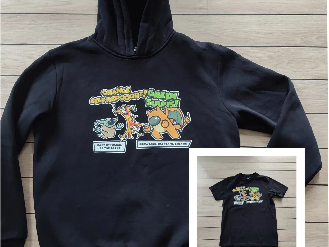 Billede 1 - Hættetrøje, T-shirt, First Grade, str L, Samlet pr