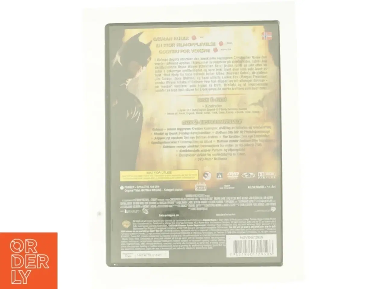 Billede 2 - Batman Begins fra DVD