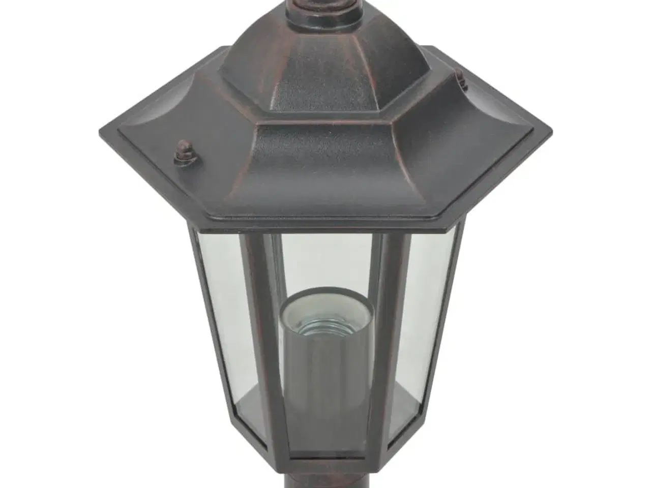 Billede 6 - Havestolpelamper 6 stk. E27 110 cm aluminium bronzefarvet