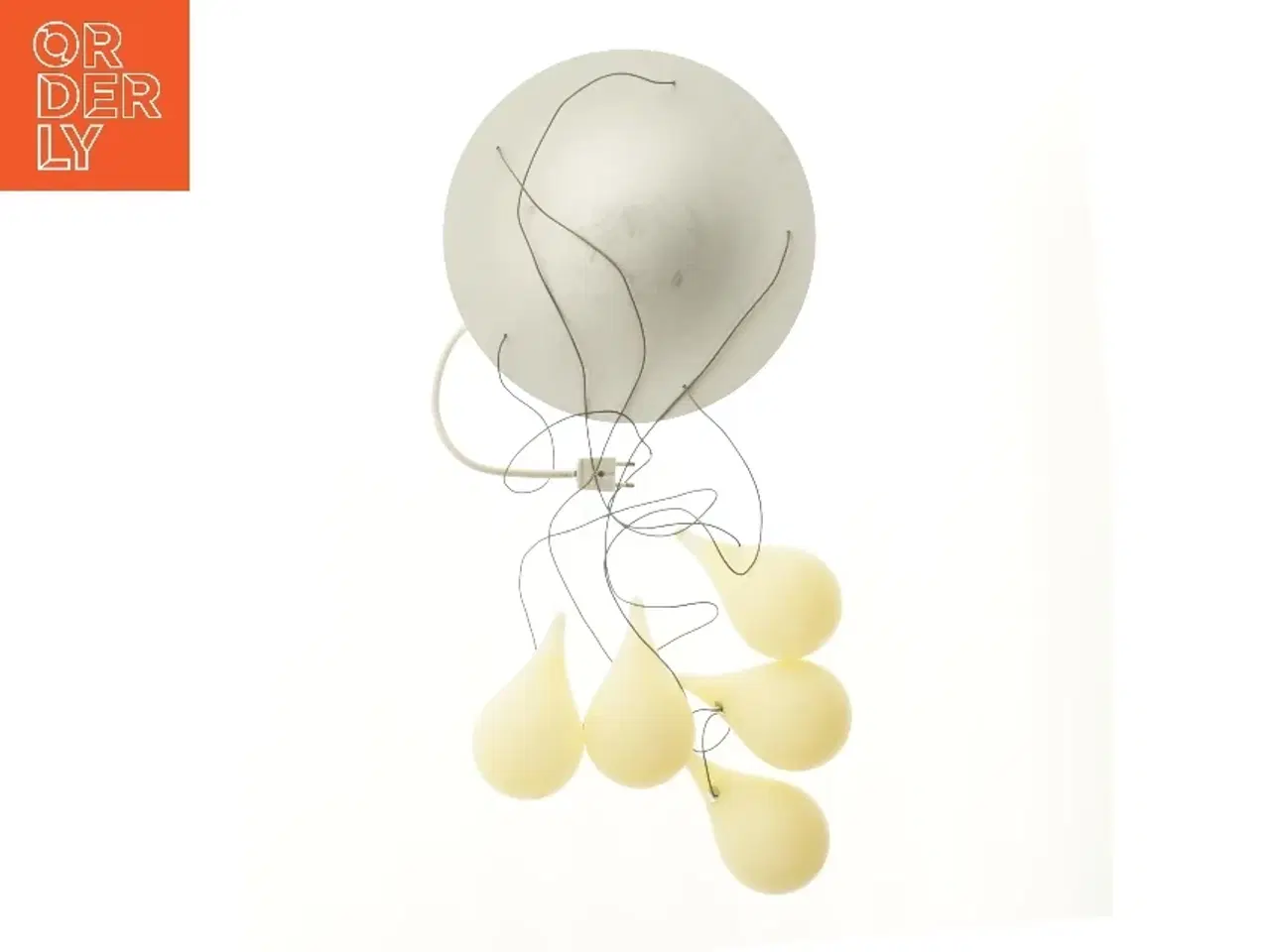 Billede 1 - Pendellampe med dråbeformet design fra Eaglerise (str. Ø 33 cm)