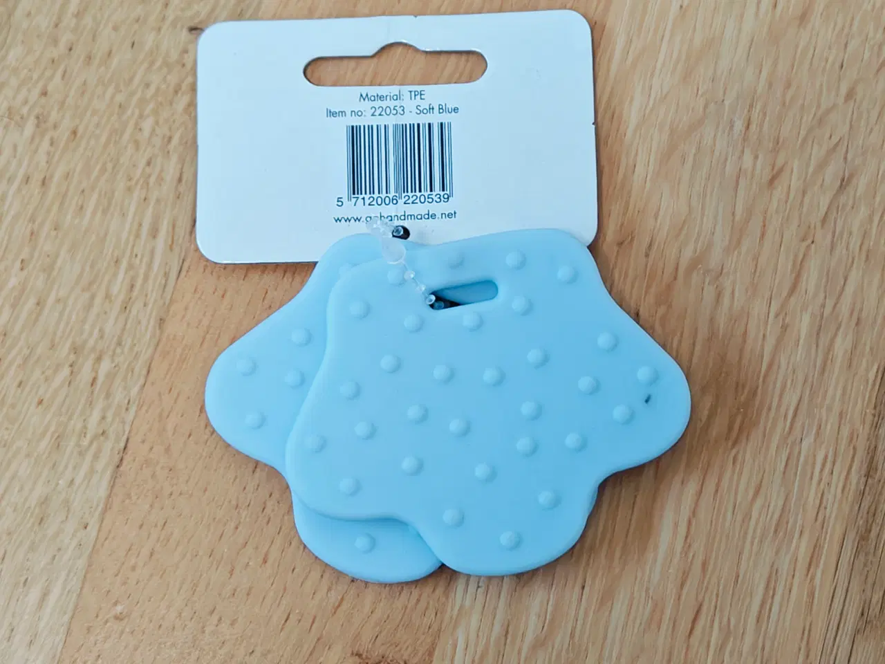 Billede 2 - 2 stks. Go Handmade Bideringe Lyseblå nye.