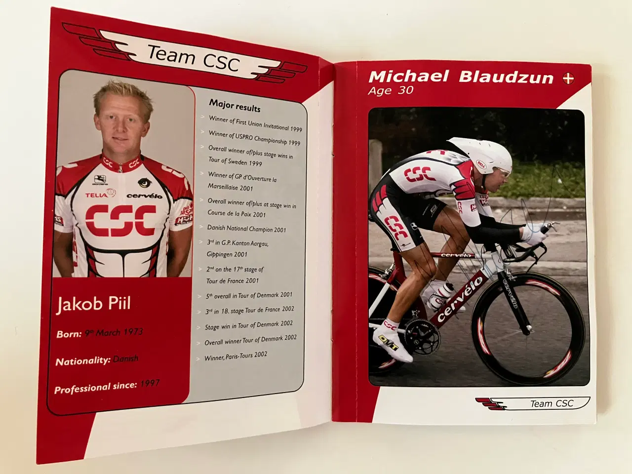Billede 3 - Autografbog - Team CSC