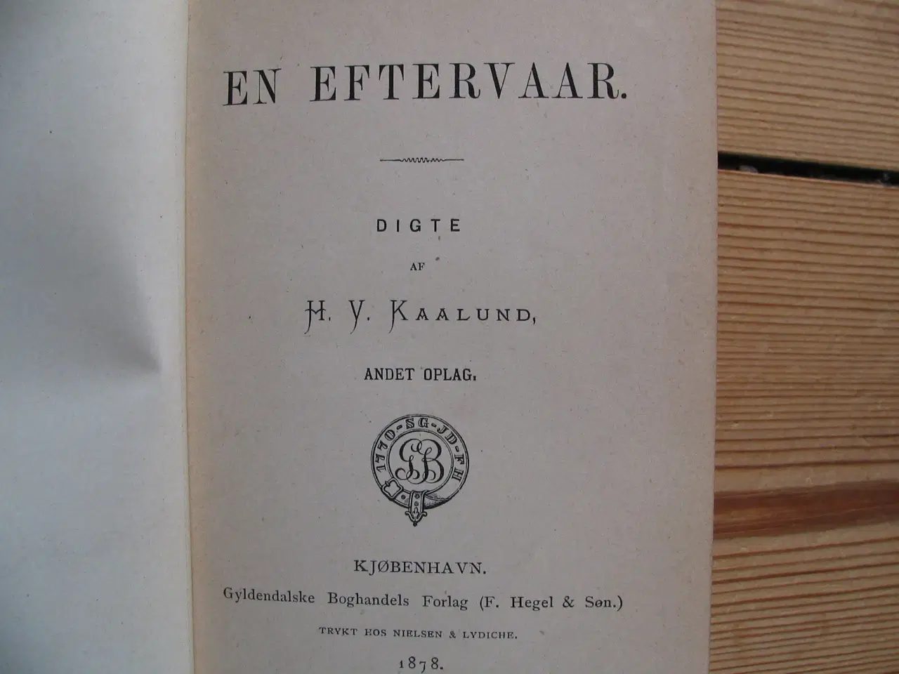 Billede 4 - H.V. Kaalund. En Eftervaar, fra 1878