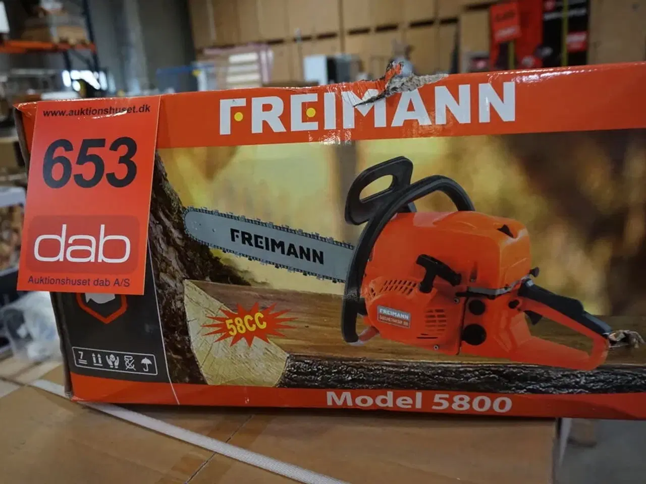 Billede 3 - Freimann benzin kædesav 5800 58cc 20" sværd