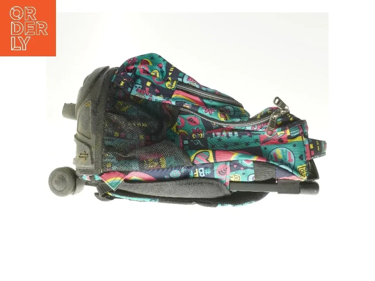 Billede 2 - Farverig rygsæk med hjul fra Totto (str. 51x31 cm)