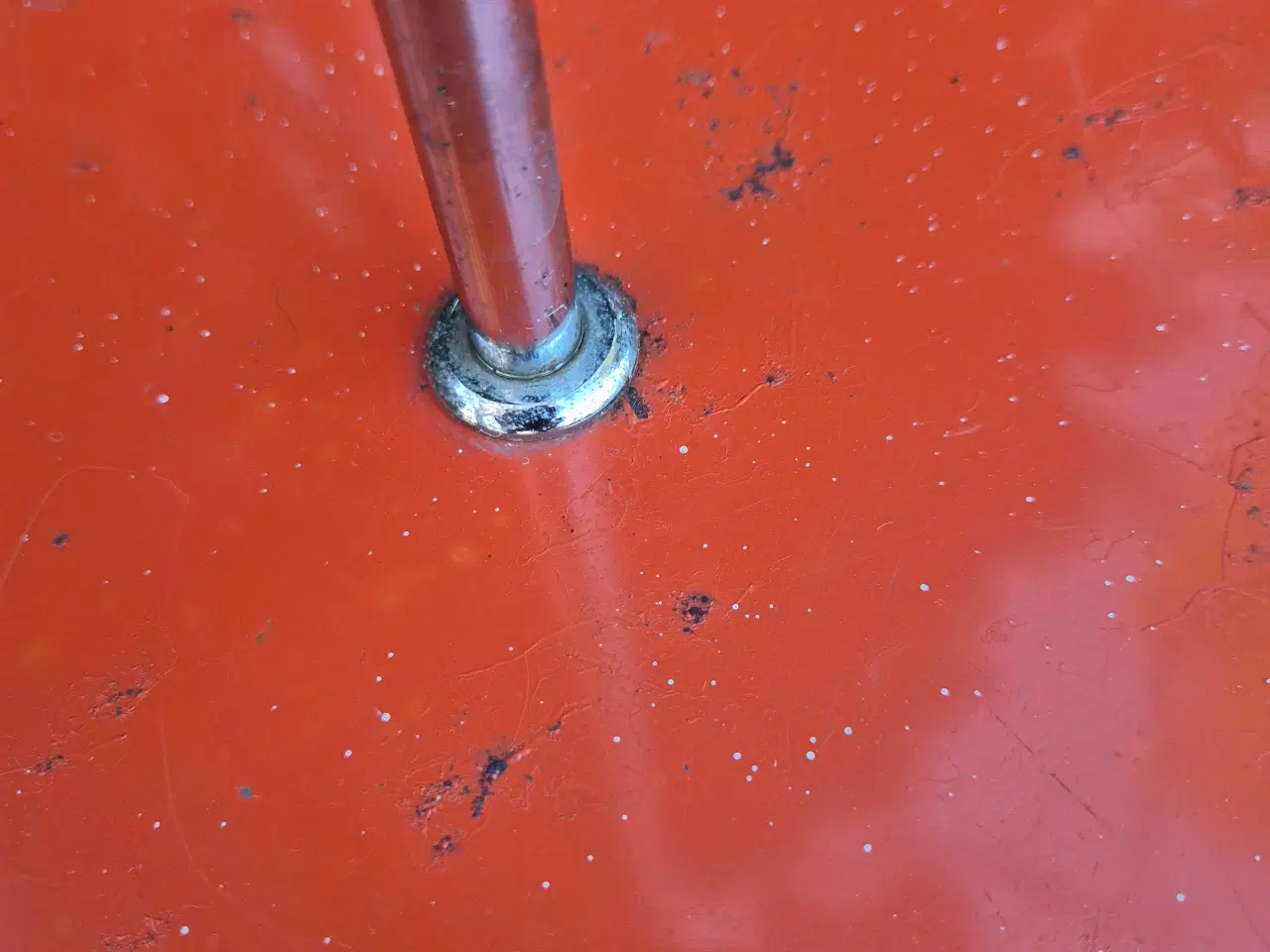 Billede 16 - Usædvanlig orange gulvlampe med den rette patina