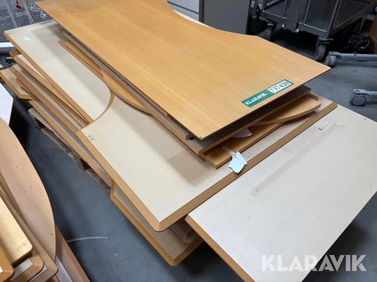 Billede 2 - Blandet lot bordplader