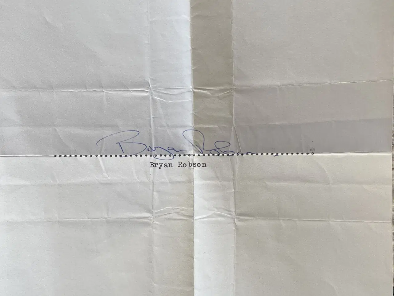 Billede 3 - Autografer af Bryan Robson (3 stk) !