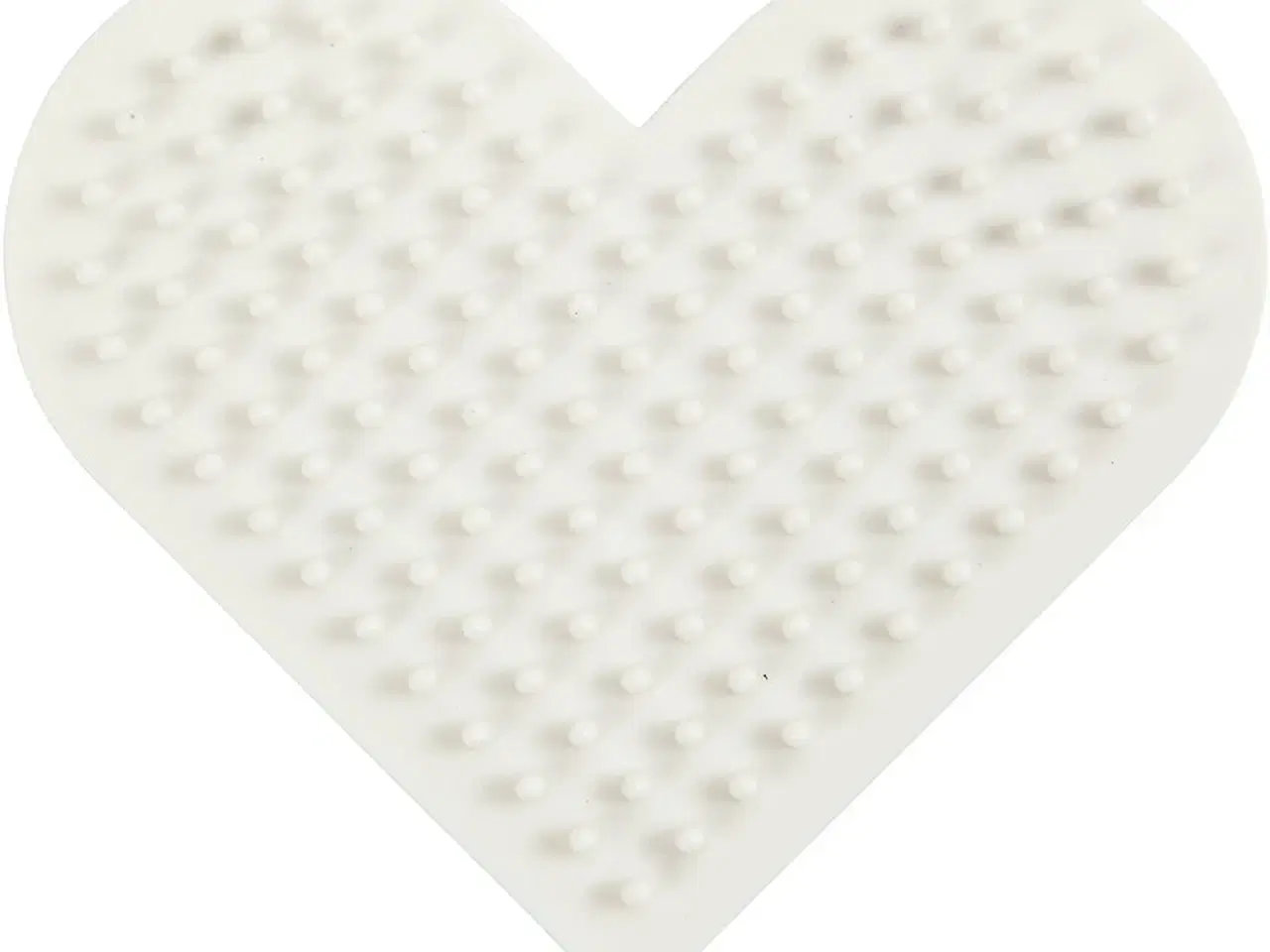 Billede 1 - NABBI BioBeads Perleplade, lille hjerte, str. 7x8,5 cm, medium, 1 stk.