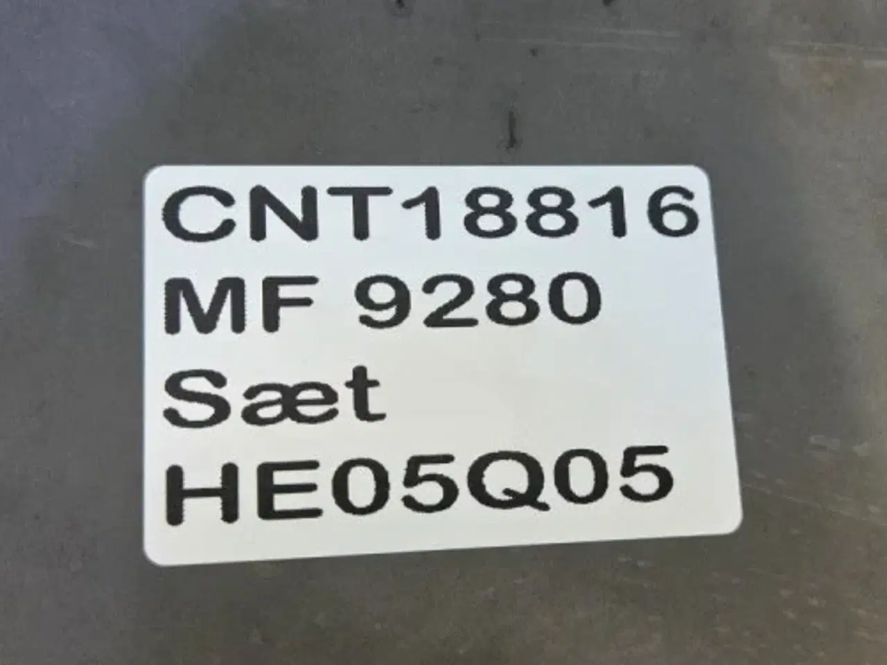 Billede 14 - Massey Ferguson 9280 Plade Sæt 28273799