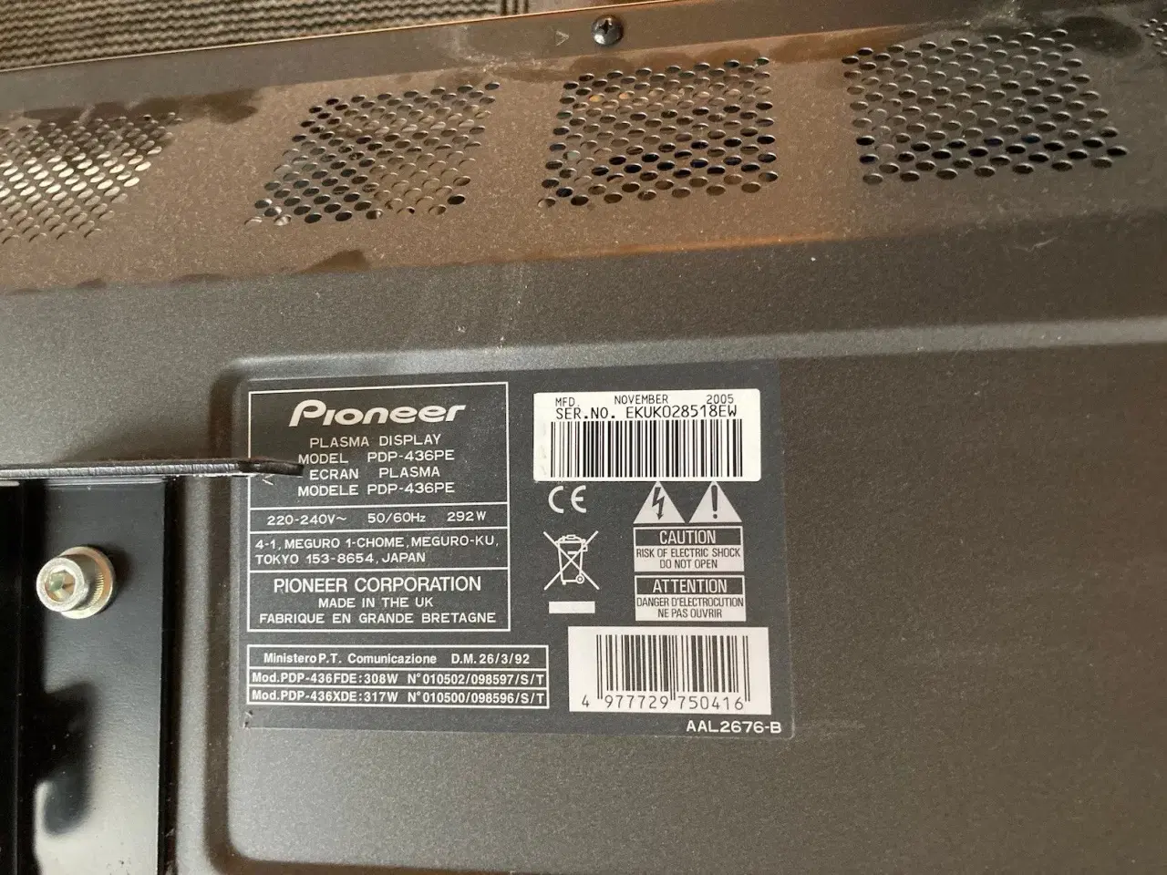 Billede 3 - Pionerr TV 43" - medie receiver, fjernbetjening mm