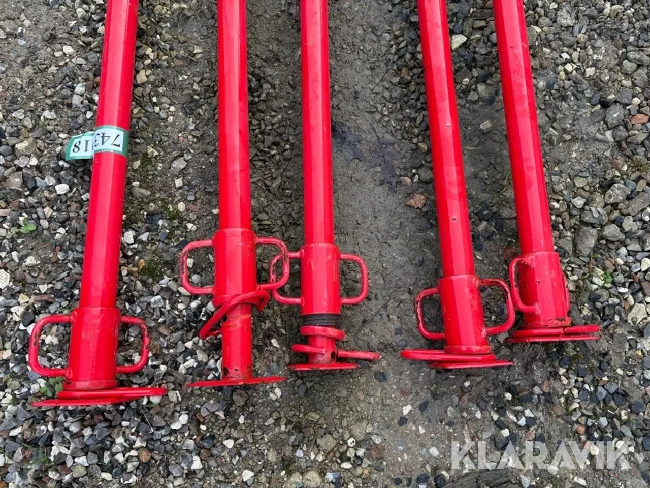 Billede 7 - Stålstøtter - 5 styk